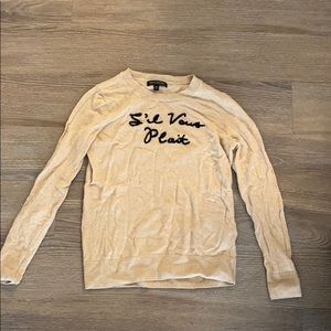 Light brown Sie Vous Plait sweater